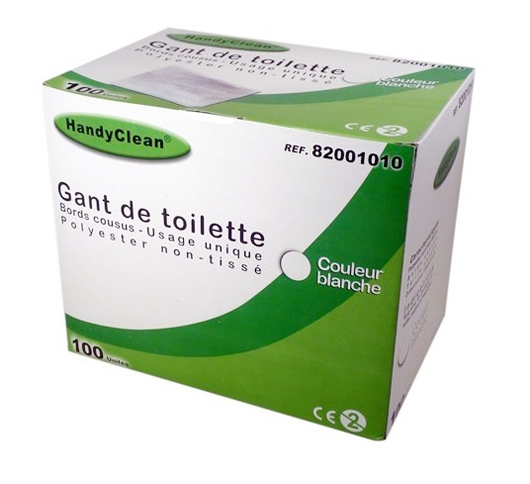 Gants de toilette jetables, Handyclean - Varoise Medical